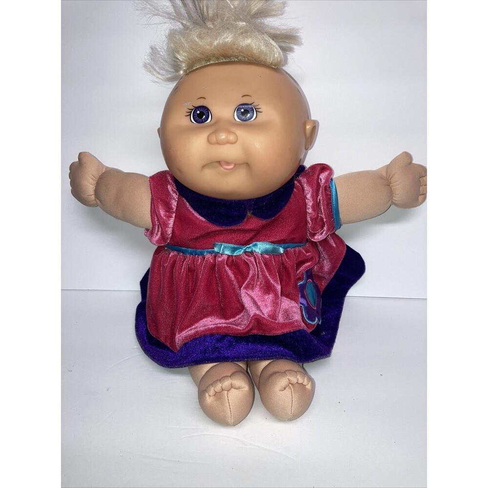 2003 Cabbage Patch Kids 20th Anniversary Doll Blond Hair Blue Eyes Toys R Us